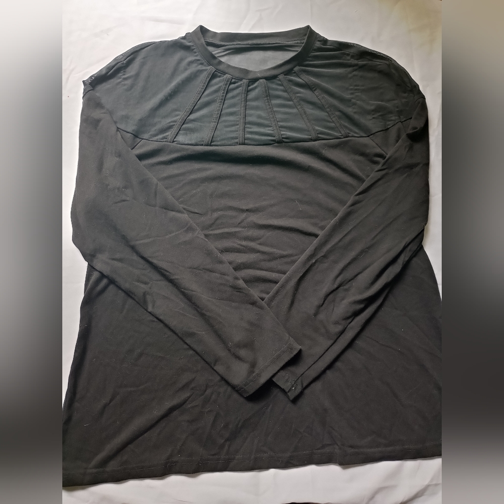 Fashion Nova top mesh long sleeve